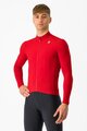 CASTELLI Langarm Fahrradtrikot für den Winter - AERO RACE - Rot