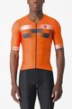 CASTELLI Kurzarm Fahrradtrikot - FREE SPEED 2 RACE - Orange/Blau