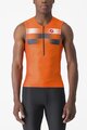 CASTELLI Ärmelloses Fahrradtrikot - FREE TRI 2 - Orange/Blau