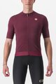 CASTELLI Kurzarm Fahrradtrikot - ESSENZA - bordeaux