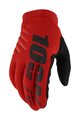 100% SPEEDLAB Langfinger-Fahrradhandschuhe - BRISKER - Rot