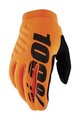 100% SPEEDLAB Langfinger-Fahrradhandschuhe - BRISKER JR - Orange/Schwarz