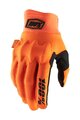 100% SPEEDLAB Langfinger-Fahrradhandschuhe - COGNITO - Orange/Schwarz