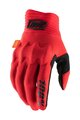 100% SPEEDLAB Langfinger-Fahrradhandschuhe - COGNITO D3O - Rot/Schwarz