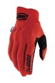 100% SPEEDLAB Langfinger-Fahrradhandschuhe - COGNITO SMART SHOCK - Rot