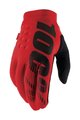 100% SPEEDLAB Langfinger-Fahrradhandschuhe - BRISKER - Rot