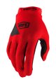 100% SPEEDLAB Langfinger-Fahrradhandschuhe - RIDECAMP - Rot