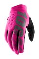 100% SPEEDLAB Langfinger-Fahrradhandschuhe - BRISKER - Rosa