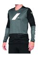 100% SPEEDLAB Langarm Fahrradtrikot für den Sommer - R-CORE X - Grau/Schwarz