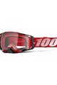 100% SPEEDLAB Fahrradsonnenbrille - ARMEGA - Rot/Schwarz/Weiß