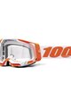 100% SPEEDLAB Fahrradsonnenbrille - RACECRAFT 2 - Orange/Weiß