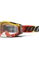 100% SPEEDLAB Fahrradsonnenbrille - RACECRAFT 2 - Gelb/Schwarz/Rot