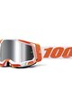 100% SPEEDLAB Fahrradsonnenbrille - RACECRAFT 2 - Orange/Weiß/Silber