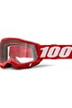 100% SPEEDLAB Fahrradsonnenbrille - ACCURI 2 - Rot/Weiß