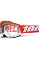 100% SPEEDLAB Fahrradsonnenbrille - ACCURI 2 - Orange/Weiß