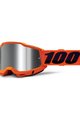 100% SPEEDLAB Fahrradsonnenbrille - ACCURI 2 - Orange/Schwarz/Silber