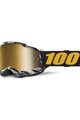 100% SPEEDLAB Fahrradsonnenbrille - ACCURI 2 - Weiß/Grau/Gelb/Schwarz/Gold