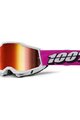 100% SPEEDLAB Fahrradsonnenbrille - ACCURI 2 - Cyclamen/Rot/Weiß