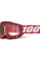 100% SPEEDLAB Fahrradsonnenbrille - ACCURI 2 ENDURO MTB - Rot/Weiß