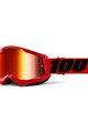 100% SPEEDLAB Fahrradsonnenbrille - STRATA 2 - Rot/Schwarz