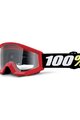 100% SPEEDLAB Fahrradsonnenbrille - STRATA MINI KID - Schwarz/Weiß/Rot