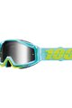 100% SPEEDLAB Fahrradsonnenbrille - RACECRAFT - Blau/Gelb/Silber