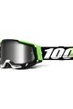 100% SPEEDLAB Fahrradsonnenbrille - RACECRAFT 2 - Schwarz/Weiß/Grün/Silber