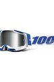 100% SPEEDLAB Fahrradsonnenbrille - RACECRAFT 2 - Weiß/Blau/Silber