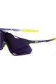 100% SPEEDLAB Fahrradsonnenbrille - HYPERCRAFT XS - Lila/Gelb