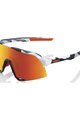 100% SPEEDLAB Fahrradsonnenbrille - S3™ - Weiß/Schwarz/Rot