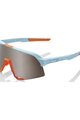 100% SPEEDLAB Fahrradsonnenbrille - S3™ - Hellblau/Orange/Silber