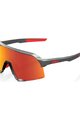 100% SPEEDLAB Fahrradsonnenbrille - S3™ - Grau/Rot