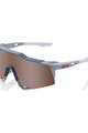 100% SPEEDLAB Fahrradsonnenbrille - SPEEDCRAFT - Grau/Weiß/Silber