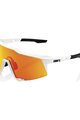 100% SPEEDLAB Fahrradsonnenbrille - SPEEDCRAFT - Weiß/Rot