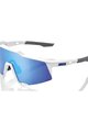 100% SPEEDLAB Fahrradsonnenbrille - SPEEDCRAFT - Weiß/Grau/Blau