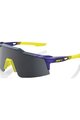 100% SPEEDLAB Fahrradsonnenbrille - SPEEDCRAFT SL - Lila/Gelb/Schwarz