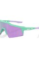 100% SPEEDLAB Fahrradsonnenbrille - SPEEDCRAFT SL - Lila/Hellgrün