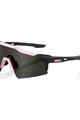 100% SPEEDLAB Fahrradsonnenbrille - SPEEDCRAFT SL - Rosa/Schwarz