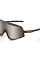 100% SPEEDLAB Fahrradsonnenbrille - GLENDALE - Braun/Silber