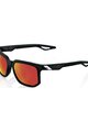 100% SPEEDLAB Fahrradsonnenbrille - CENTRIC - Schwarz/Rot