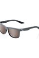 100% SPEEDLAB Fahrradsonnenbrille - BLAKE - Grau/Silber