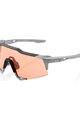 100% SPEEDLAB Fahrradsonnenbrille - SPEEDCRAFT - Grau/Orange