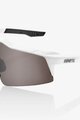 100% SPEEDLAB Fahrradsonnenbrille - SPEEDCRAFT SL - Weiß/Silber