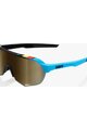 100% SPEEDLAB Fahrradsonnenbrille - S2 - BWR - Blau/Schwarz/Gold