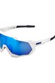 100% SPEEDLAB Fahrradsonnenbrille - SPEEDTRAP - Weiß/Blau