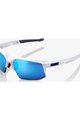 100% SPEEDLAB Fahrradsonnenbrille - SPEEDCOUPE - Weiß/Blau