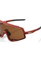 100% SPEEDLAB Fahrradsonnenbrille - GLENDALE - bordeaux/Braun