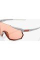 100% SPEEDLAB Fahrradsonnenbrille - RACETRAP - Grau/Orange