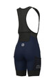 ALÉ Kurze Fahrradhose mit Trägern - OFF ROAD - GRAVEL STONES CARGO - Blau