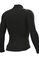 ALÉ Langarm Fahrradtrikot für den Winter - WARM RACE 2.0 R-EV1 - Schwarz